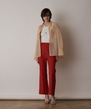  ストレッチフレアパンツ