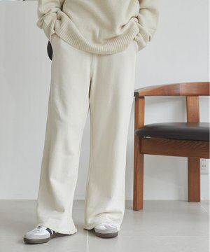  【ANGIE VINTAGE/セットアップ対応】ワイドスウェットパンツ