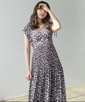 【WEB限定】【TOCCA LAVENDER】Cherry Print ドレス