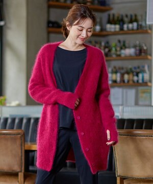 【マガジン掲載】 シャギーモヘア カーディガン(番号CL29)