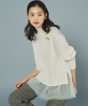  チュールレイヤード タンク