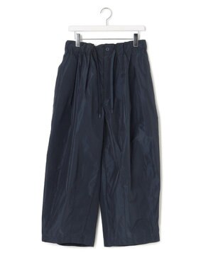  【UNISEX】ポリエステルツイル ワイドパンツ