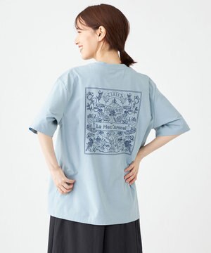 【UVカット・吸水速乾・ストレッチ・軽量 】バンダナバックプリントＴシャツ