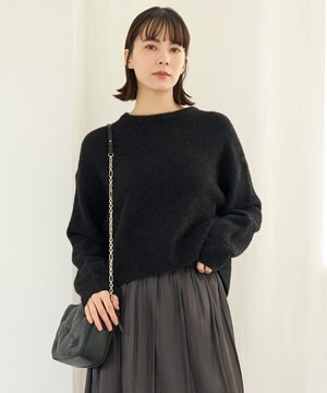 ラメシャギー  ニット