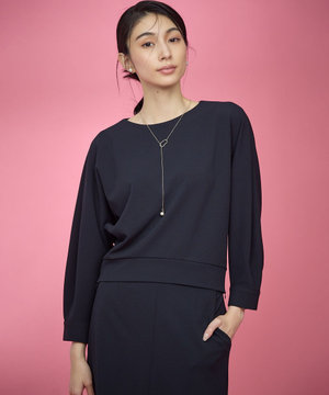 【KUMIKYOKU NAVY】コンフォータブルアムンゼン ドルマンブラウス