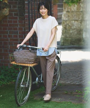  【ウエストゴム/ストレッチ】大人の７daysデイリーパンツ