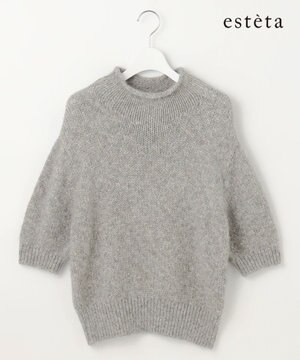  【エステータ】ラメニット プルオーバー