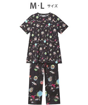  ツモリチサト パジャマ 5分袖 半袖 長ズボン 綿混(トップス) 綿100%(ボトムス) レディース UDT141 /ワコール