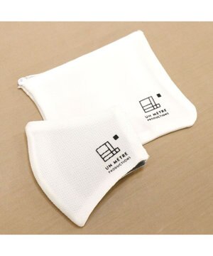  【日本製 / 呼吸がしやすい / 抗菌防臭】クールマスク＆ポーチセット / マイクロ
