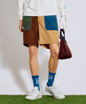 【手洗い洗濯可 / NEWシーズン素材 / ストレッチ】【MEN】コーデュロイショーツ ゴルフ
