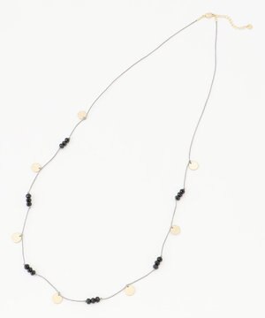  【カタログ掲載】ストーンメタルプレートコード ネックレス