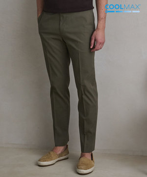 仕事で着られる綿パン【吸水速乾/ストレッチ/折り目加工】クールマックスコットンパンツ_ノータック(26年モデル)