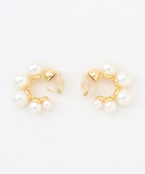  【カタログ掲載】パールサークル イヤリング