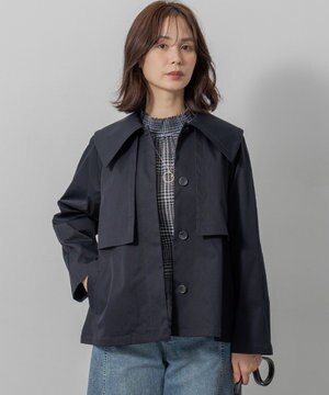  【WEB限定】ビッグカラーライト トレンチコート