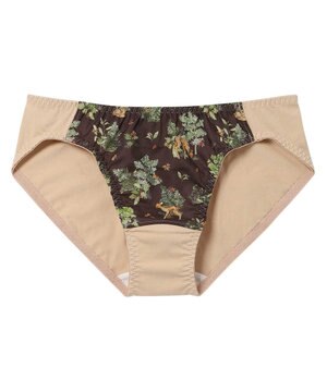  MADE WITH LIBERTY FABRIC 【綿混】三角ノンワイヤーブラ　