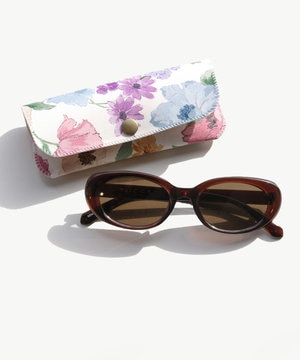 【UVカット・ドレス生地製のソフトケース付き】 BIT CHIC SUNGLASSES カラーレンズサングラス