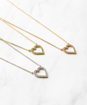WISH IN HEART NECKLACE ネックレス