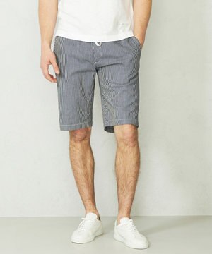  【SPACE／UNISEX】ストライプイージーショートパンツ