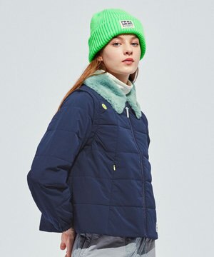  【ベスト / ブルゾン / 襟も外せる / WOMEN】3WAYデタッチャブルブルゾン