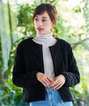 ボアキルトショートジャケット