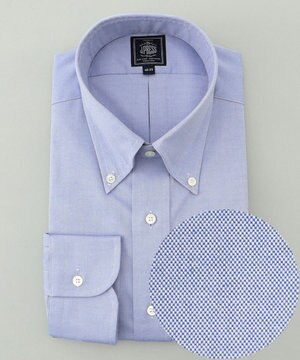  【定番】【PREMIUM PLEATS / 形態安定】ピンオックス ドレスシャツ / B.D.