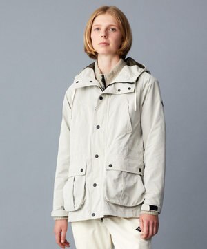  【サスティナブル/ECO撥水/６ポケット/ライナードッキング対応】Pe/Nyピーチ マウンテンパーカー