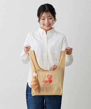  0131 RTふかふかパンポーチ＆ショッパー【企画デザイン2時×イラストレーター・つゆこ×ROOTOTE】