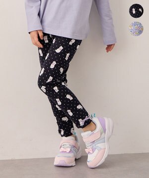  総柄プリント レギンス