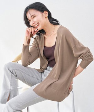 【抗菌防臭/接触冷感】イージーカーディガン