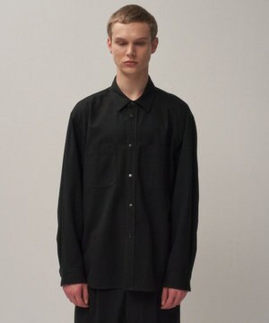  HARD WASHED COTTON | シャツジャケット - UNISEX