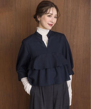 リヨセルシャーティングティアード ブラウス