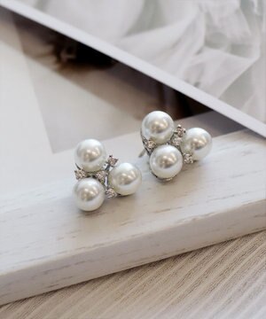  【選べる２タイプ・金属アレルギー対応】フルーツパールピアス