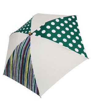  【UVカット90%以上】【数量限定】レディース向け 晴雨兼用 折傘 GRN T1167