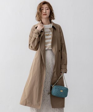 【VERY3月号掲載/撥水加工/洗える】LIMONTA ハイカウントメモリータフタ コート