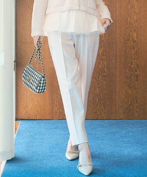  【保温効果/ストレッチ】シリーズ累計13万枚突破！ビューティサーモ テーパードパンツ