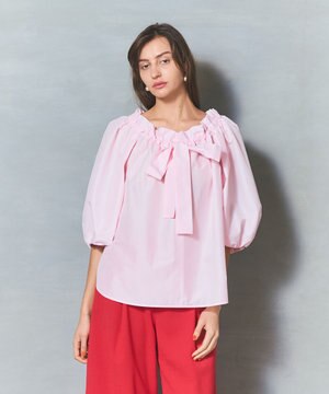  ボリュームスリーブトップ-