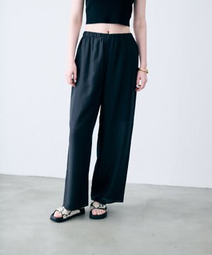  リヨセルシルクローン ギャザーパンツ