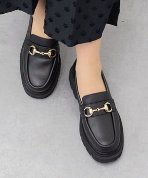  【PARADIS COULEUR】タンクソールビットローファー