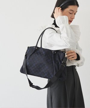  《A4サイズ収納可能》ナイロン三層2WAYトートバッグ(CE-1586)