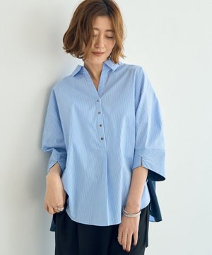 袖デザインスキッパーシャツ