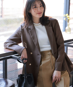 シアーメッシュ ダブルジャケット