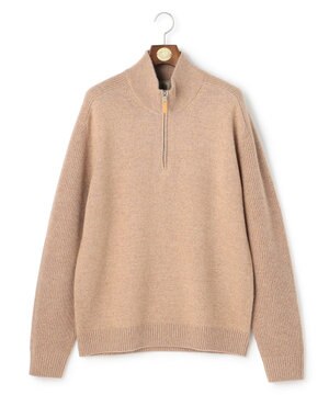  【KING SIZE】【Cash Lamb's Wool】ハーフジップ ニット_25年モデル