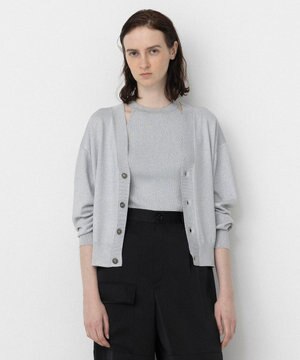 【Nave・洗える】ラメニット カーディガン