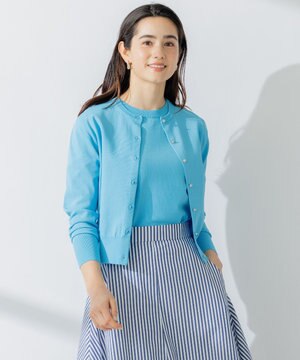 【8色展開・アンサンブル対応】ブーケカラーカーディガン