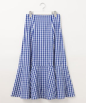 【洗える】ギンガムチェック スカート
