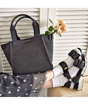  SIDE RIBBON BASKET かごバッグ