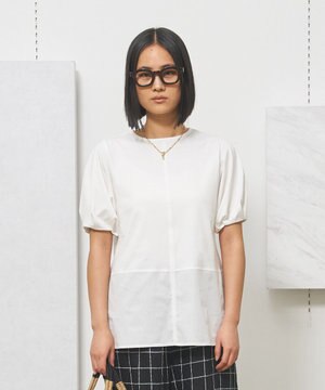  【WOMEN】ファブリックヘムジャージ プルオーバー