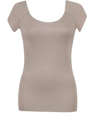  インナー 【綿の贅沢オーガニック フラットタイプ】 オーガニックコットン混素材 ひびきにくくさらっと薄くて軽い ２分袖 EL1248 ウイング／ワコール