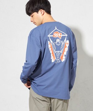 【UNISEX】UVカット アートコラボロングTシャツ〈Hammock〉（L・XLサイズ）