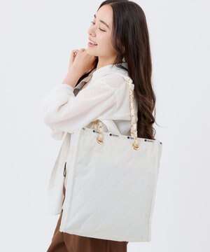  CHAIN N/S TOTE/ルナキルトチェーン